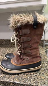Sorel Joan of Arctic Damenstiefel Größe 9 braun schwarz wasserdicht Schnee NL1540-256 - Bild 1 von 11