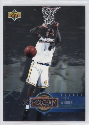 1993-94 Upper Deck Box Set Holojam Chris Webber #H28 Rookie RC HOF - Image 1 of 2
