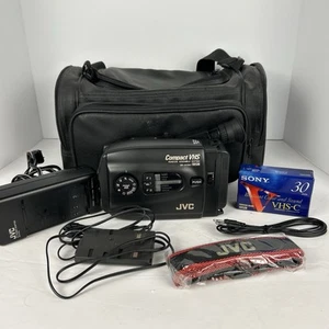 JVC GR-AX350 Compact VHS Camcorder With All Accessories And Case Tested Works - Picture 1 of 10
