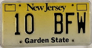 Vanity 10 BFW license plate Boris Brian Bryan Barry Bill Bert Brandon Ben Byron - Picture 1 of 7