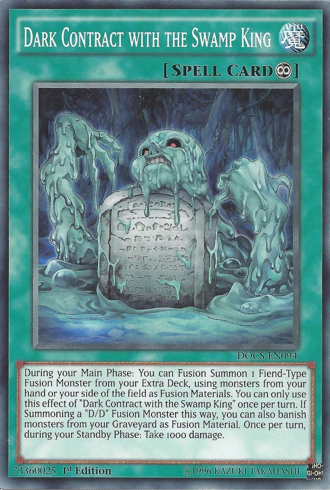 Dark Contract with the Swamp King [DOCS-EN094] Common Lightly Played Unlimited - - Image 1 of 1