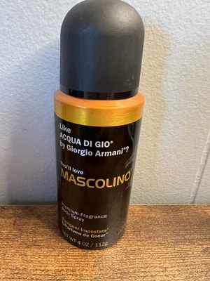 Designer Imposters Mascolino от Parfums De Coeur спрей для тела 4 унц - Изображение 1 из 4