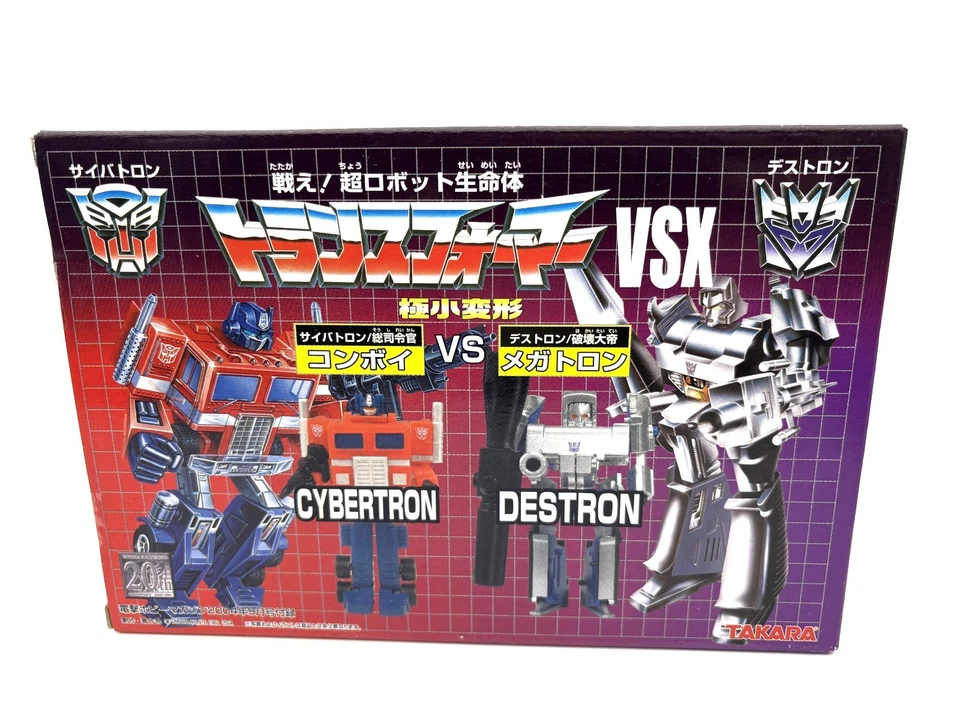 TRANSFORMERS World's Smallest Transformers Convoy vs Megatron MISB WST VSX 2004 - Image 1 of 3