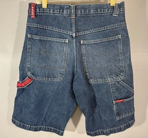 Vtg Paco Jean Shorts 32x12 Denim Carpenter Sport Atmosphere Hip Hop Skater 90s - Picture 1 of 11