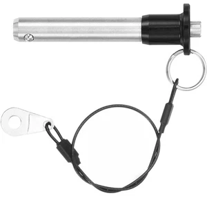 1Pc Quick Release Pin Ф12x55 Stainless Steel Ball Locking Pin Silver - Picture 1 of 8