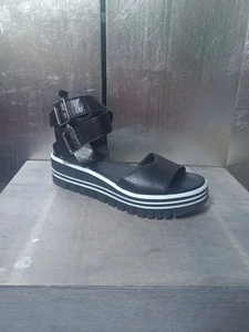 Neuwertige GABOR Plateausandalen Gr 37,5 (4,5) Sandaletten Schuhe schwarz #1737 - Bild 1 von 14