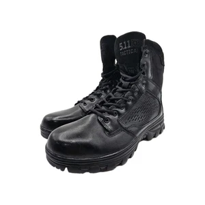 Stivali 5.11 Tactical EVO 6" impermeabili zip laterale uomo 10 pelle nera nylon - Foto 1 di 10