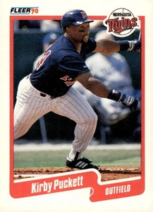1990 Fleer Canadian #383 Kirby Puckett - Foto 1 di 2