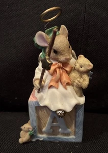 Mouse Tales Enesco Ornament 1996 Angels We Have Heard On High Hillman Mouse - Picture 1 of 6