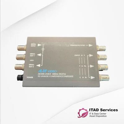 AJA D10CE Serial Digital to Analog Component/Composite - TESTED - Image 1 of 4