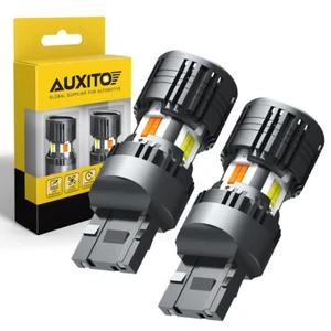 AUXITO 7443 Switchback LED Luces de señal de giro delanteras DRL Anti Hyper Flash Canbus - Imagen 1 de 13
