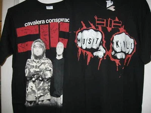 New CAVALERA CONSPIRACY Tshirt men's Small CHOOSE shirt black adult - Picture 1 of 8