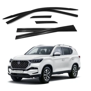 Smoke Tinted Weather shields Window Visros 6pcs for 2024 Ssangyong Rexton - Bild 1 von 13