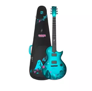 Enya NOVA GO SONIC Hatsune Miku 16th Electric Guitar With Built-in Amplifier - Picture 1 of 9