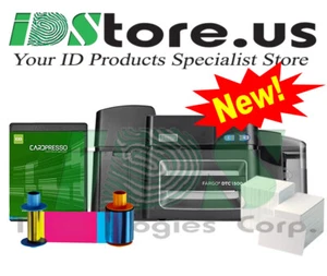FARGO DTC1500 Single Side Photo ID Card Printer Bundle Kit - Picture 1 of 5