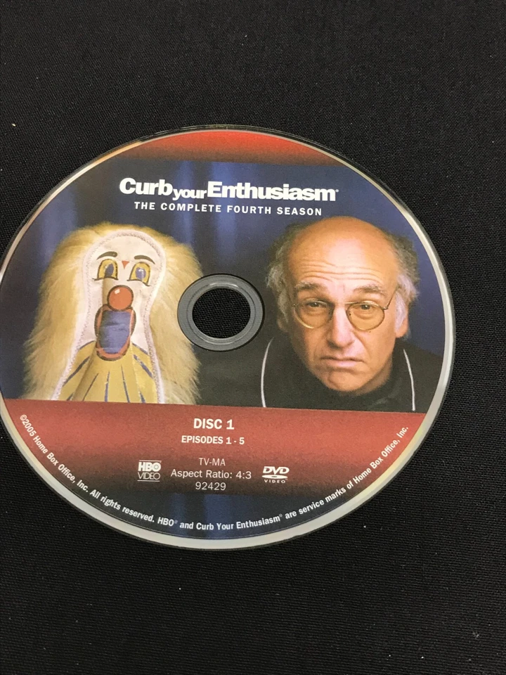 Curb Your Enthusiasm -Season 4 : Disc 1 - DVD Disc Only-Replacement Disc - Image 1 of 1
