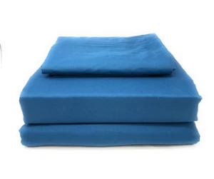 Tache 2-3 PC Super Soft Solid Bright Navy Blue Duvet Cover with Zipper Closure - Picture 1 of 5