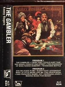 Vintage Kenny Rogers The Gambler Cassette Tape Country Music Know When to Fold - Picture 1 of 7