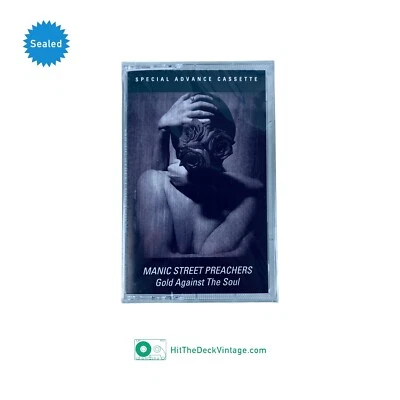 Manic Street Preachers Gold Against The Soul Cassette Tape (1993) PROMO SEALED - Image 1 of 4