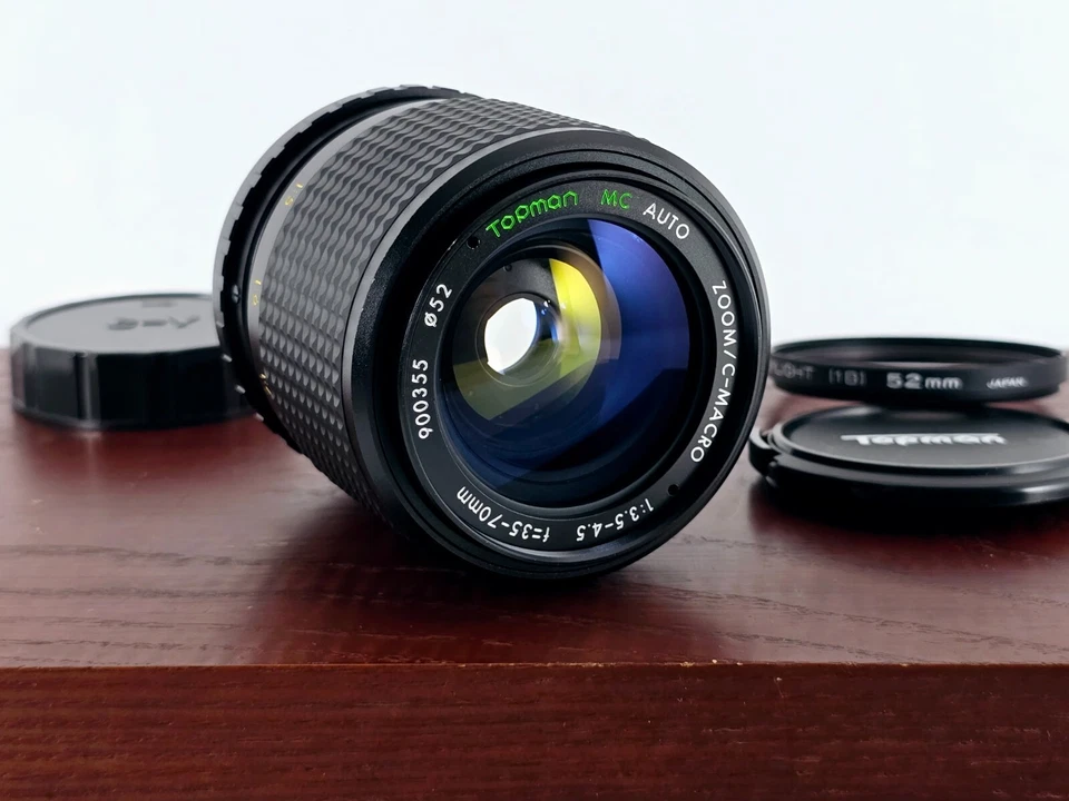 🌸[Near MINT] Topman MC Auto C Macro 35-70mm F3.5-4.5 MF Lens C/Y Mount JAPAN - Image 1 of 4