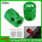 Green Cnc Wheel Tire Valve Stem Caps Cover For Honda Xr 250 125 230 350 400 New