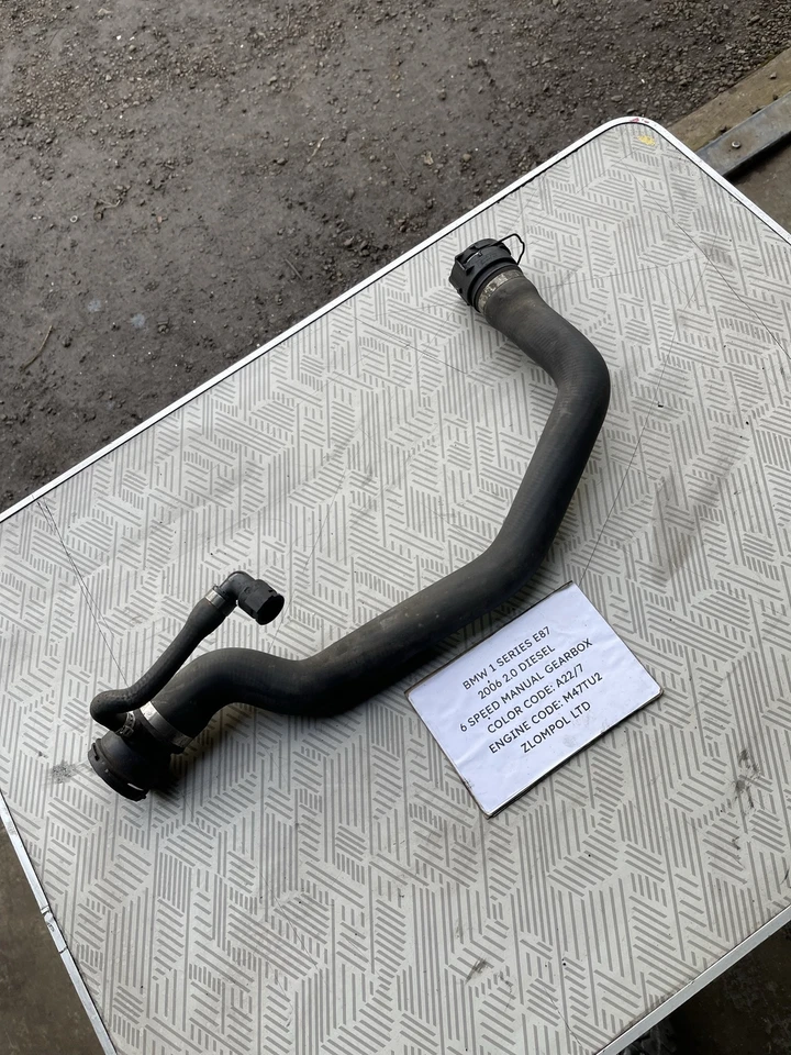 BMW 1 Series E87 2006 2.0D M47TU2 - Tubo manguera agua radiador 17127788881 Foto 1 de 4