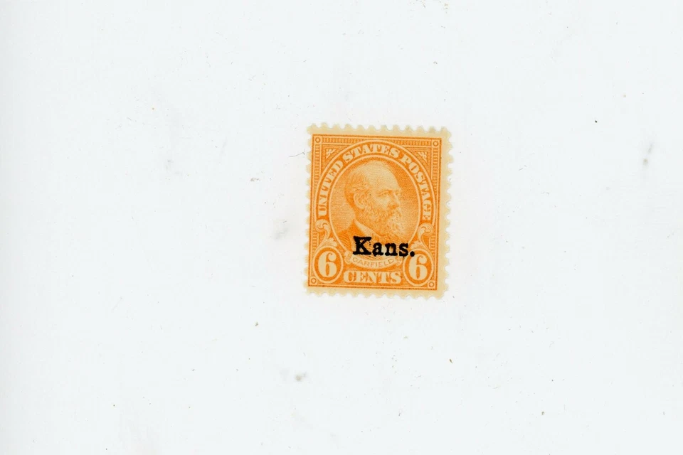 1929 — выпуск Канзас-Небраска — каталог Скотта No664 как новый без наклеек и следов - Изображение 1 из 1