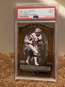 U.D. 1997 Legends Joe Namath Big Game Hunters PSA 9 #B13 card LOW POP NO 10 - Bild 1 von 1