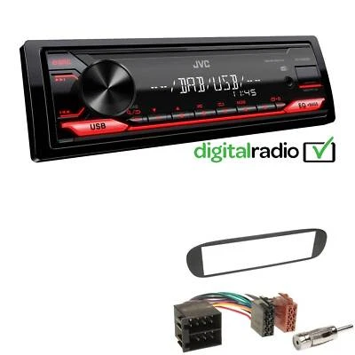 JVC KD-X182DB MP3 DAB+ USB 1-DIN Autoradio für Fiat Barchetta 1995-2005 - Bild 1 von 4