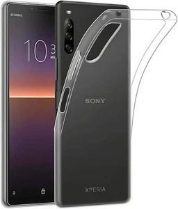 Pour Sony Xperia 10 II Coque Etui Gel Silicone Tpu Lisse Transparent - Photo 1/1