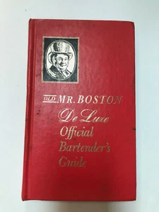 Old Mr. Boston De Luxe Official Bartender's Guide by Leo Cotton 1968 Hardcover - Picture 1 of 7
