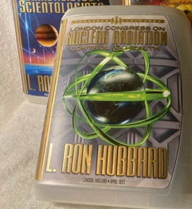 L Ron Hubbard - Dianeticists & Scientologists Nuclear Radiation books & Case - Picture 1 of 5