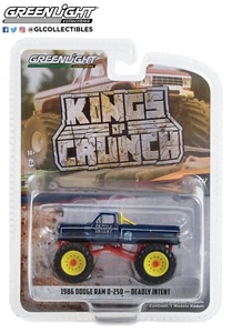 Dodge Ram Monster Truck 1986 Greenlight Kings of Crunch 13 Deadly Intent 1/64 - Imagen 1 de 1