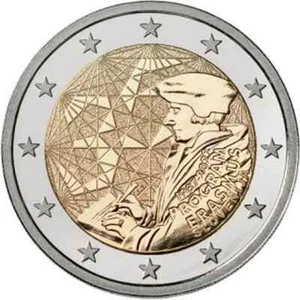 2 Euro Gedenkmünze Erasmus Programm Slowenien Slovenija 2022 unz - Bild 1 von 2