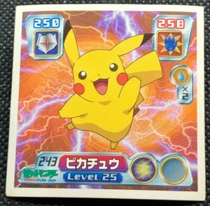 Pikachu Pokemon Advanced generation Sticker Seal 2003 Japanese No.243 Japan F/S1 - Picture 1 of 3