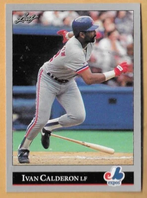IVAN CALDERON MONTREAL EXPOS #283 - LEAF NM-MT 1992 - Image 1 of 2