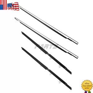 Set 4 for Toyota Land Cruiser Lexus LX450 FJ80/ FZJ80/ HDJ80 Door Belt Molding - Picture 1 of 13