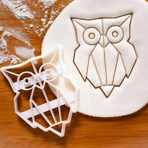 Origami Owl cookie cutter | cute animal bird raptor owls biscuit wildlife - Picture 1 of 4