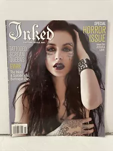 INKED Magazine November 2013 JESSICA LOVE Cover Special Horror Issue Tattoo - Picture 1 of 5