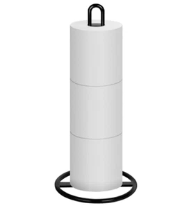 Toilettenpapierhalter Ständer, OBODING, schwarz freistehender Toilettenpapierhalter für 3 - Bild 1 von 6