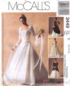 Wedding Bridal GOWN Sz.12-16 Alicyn Exclusives McCall's 3449 UNCUT Sew Pattern - Bild 1 von 4