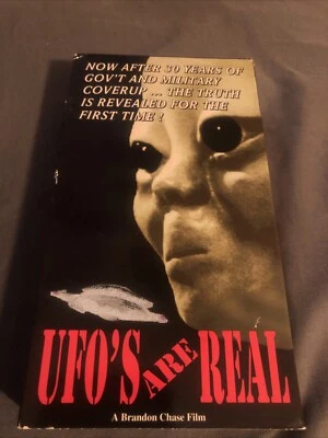 UFO's Are Real VHS Brandon Chase Film Government Conspiracy Aliens 1979/1993 - Image 1 of 2