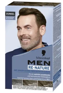 Schwarzkopf RE-NATURE MEN Haarcoloration Dunkel NEU - Bild 1 von 3