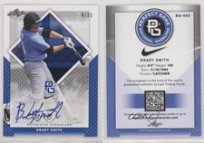 2016 Leaf Perfect Game National Showcase Blue /15 Brady Smith #BA-082 Auto