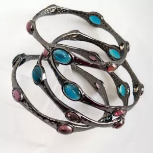 Neu 4 Stck. Chicos Acryl Blasen Armreif Geschenk Mode Frauen Party Urlaub Schmuck - Bild 1 von 4