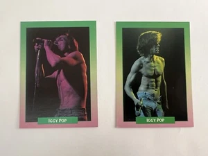 Juego de 2 cartas IGGY POP PAQUETE PERSONALIZADO tarjetas Brockum Rock años 90 - Imagen 1 de 4
