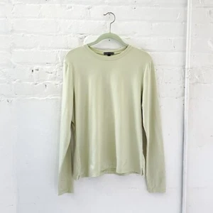 A'nue Ligne Classic Long Sleeve Pastel Green - Size Large - Picture 1 of 7