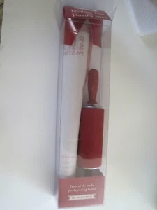 Rolling Pin & Pastry Mat Williams & Sonoma Red - Picture 1 of 5