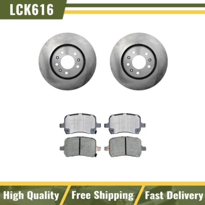 Комплект передних тормозных дисков и керамических тормозных колодок для 2007 2008 2009 2010 Saturn Sky - Изображение 1 из 4