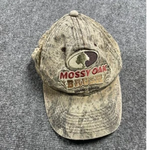 Cappello Berretto Uomo Mossy Oak Brush Motivo Mimetico Cinghia Regolabile Tela - Foto 1 di 4